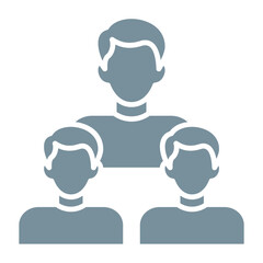 Group Multicolor Glyph Icon