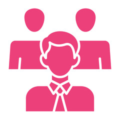 Leader Multicolor Glyph Icon