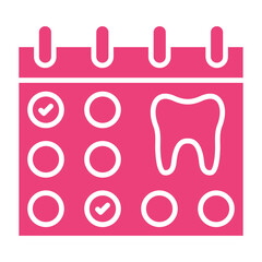 Appointment Multicolor Glyph Icon