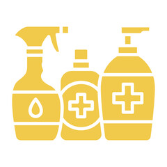 Hygiene Product Multicolor Glyph Icon