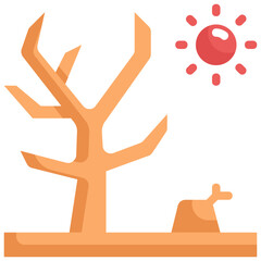 dry tree icon