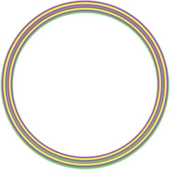 Shining circle frame Transparent Background