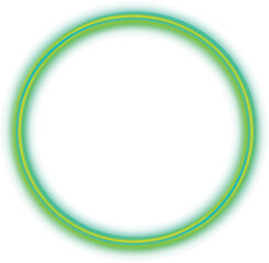 Shining circle frame Transparent Background
