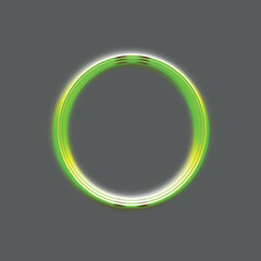 Shining circle frame Transparent Background