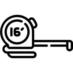 measuring tape icon