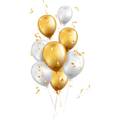 Realistic balloons for party event design © DISTROLOGO