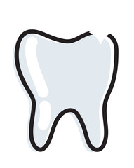simple teeth illustration 