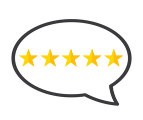 stars customer reviews illustration