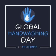 Global Handwashing Day, held on 15 October.