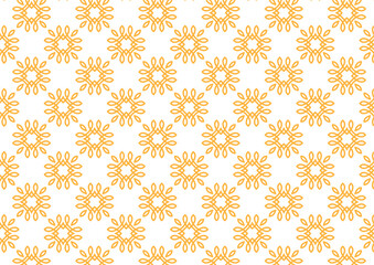 Ornamental doodle mandala seamless pattern background vector template, Seamless pattern with paisley, mandala, and floral motif for wallpaper