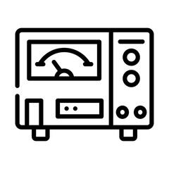 Premium outline icon of dc supplier 