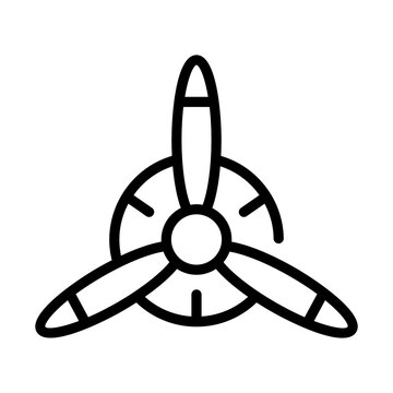 Download Outline Icon Vector Of Propeller