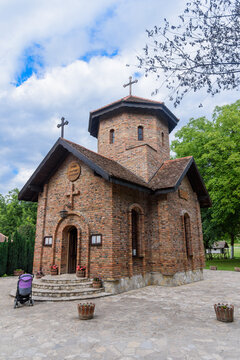 Orthodox church in the ethnic village of Sunčana Reka