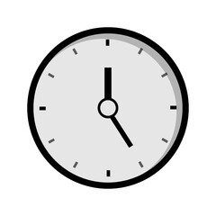 clock isolated on white