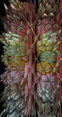 Fototapeta premium pattern and design inspired by an arrangement of colourful macaroons