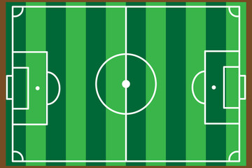 soccer field vector. suitable for strategizing and others