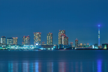 Obraz na płótnie Canvas 東京湾とクルーザー