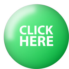 Press here button with realistic green emblem. Click here button icon for user interface.