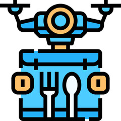 Food delivery icon symbol element