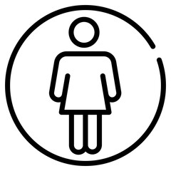 A person avatar line icon download