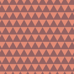 Contrasting geometric seamless pattern with triangular triangles, background and design