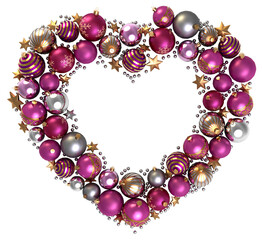 christmas balls wreath