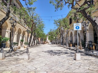 Village in Salento during summer