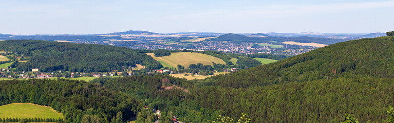 View from maly stozec in czech republic