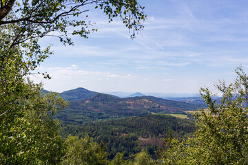 View from maly stozec in czech republic