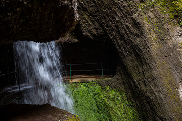 The Levada do Moinho to Levada Nova waterfall hike	
