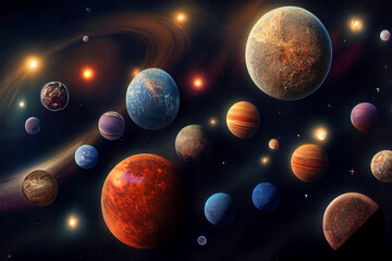 Mega planets and stars in the milky way galaxy