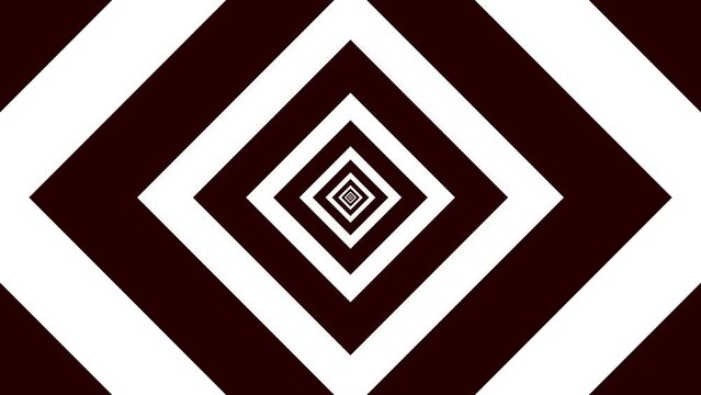 black and white striped background, hazard stripes background, square stripes background (Looping Video) Square motion graphic background video