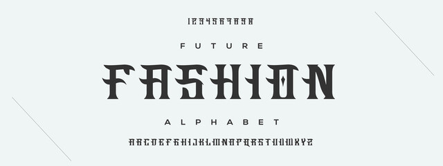 FASHION Sports minimal tech font letter set. Luxury vector typeface for company. Modern gaming fonts logo design.