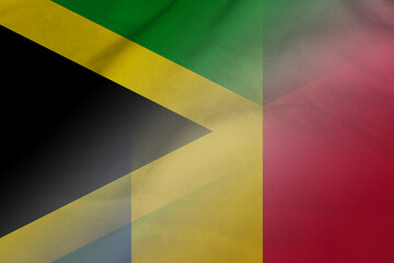 Jamaica and Romania state flag international negotiation ROU JAM