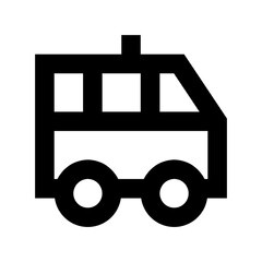 Delivery Van Vector Icon