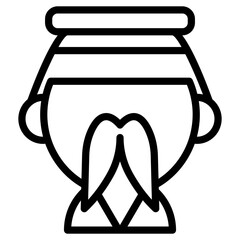 chinese old man icon