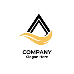 Letter A Luxury Logo Company Vector Template