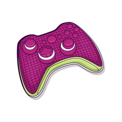 Gaming console illustration isolated on png transparent background © ClothingArtStudio 