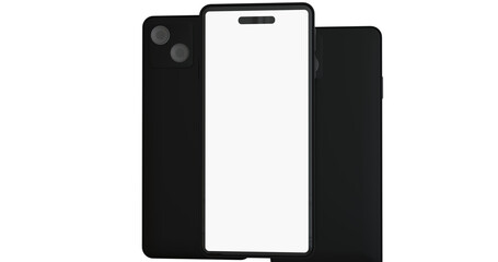 mobile phone isolated on white background