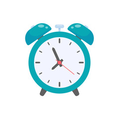 Loud alarm clock alerts wake up time and schedule.