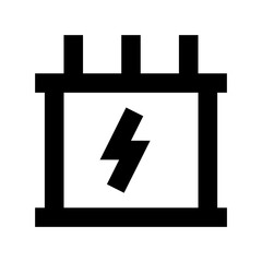 Car Battery Vector Icon