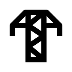 Electric Pylon Vector Icon