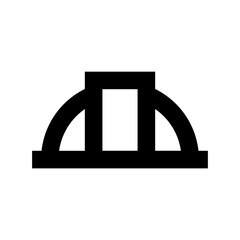 Mine Cap Vector Icon