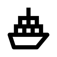 Ship Vector Icon