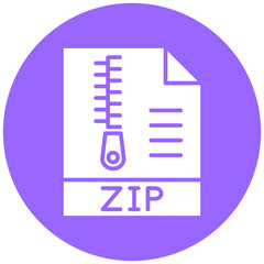 Zip File Icon Style
