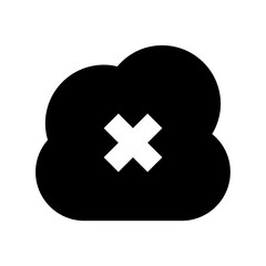 Cloud Disconnected Vector Icon