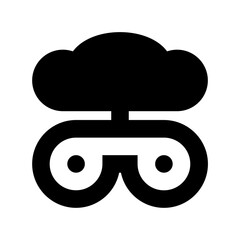 Cloud Gaming Vector Icon
