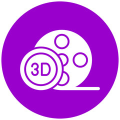 3d Film Icon Style