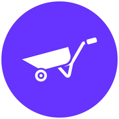 Wheelbarrow Icon Style