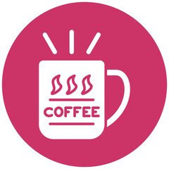 Coffee Cups Icon Style